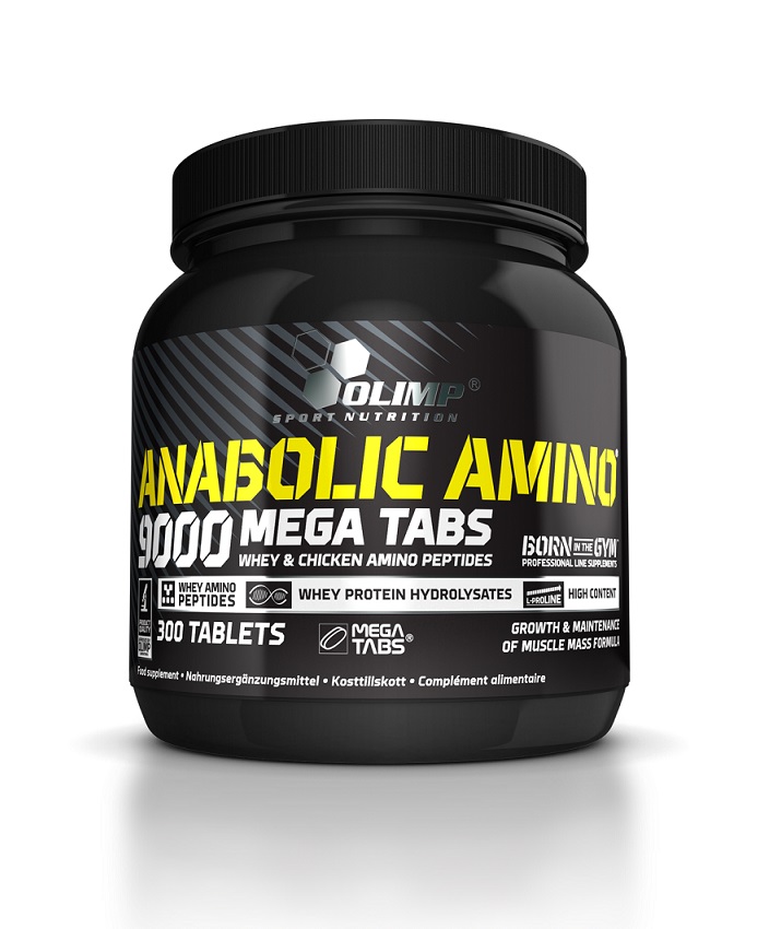 Olimp Nutrition - Anabolic Amino 9000, Mega Tabs - 300 tabs