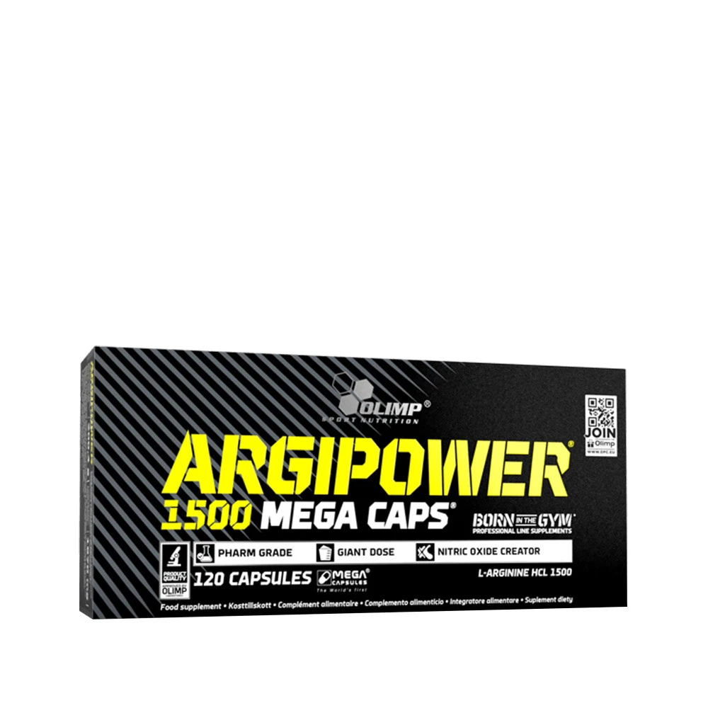 Olimp Nutrition - Argi Power 1500, Mega Caps - 120 caps billede