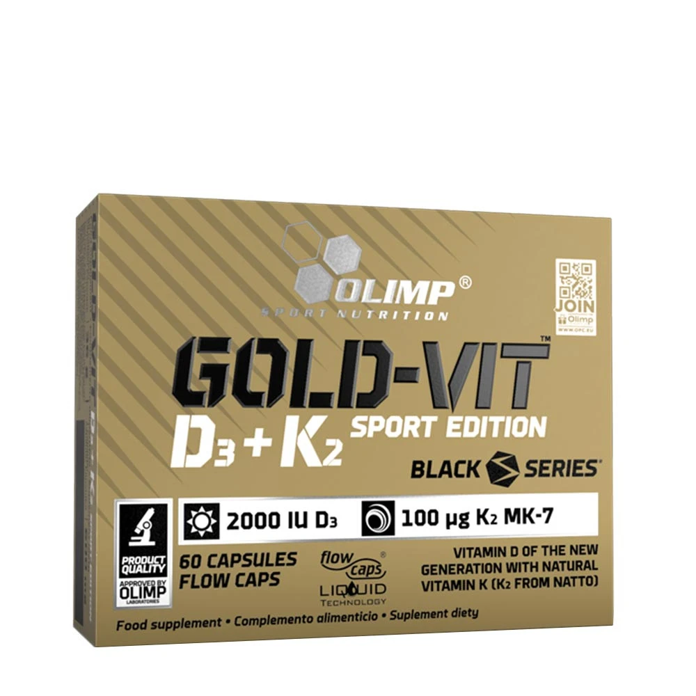 Olimp Nutrition - Gold Vit D3 + K2 Sport Edition - 60 caps billede