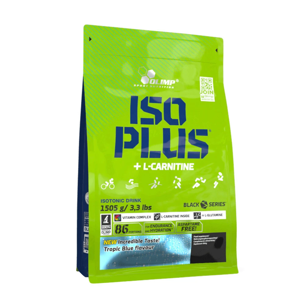 Olimp Nutrition - Iso Plus, Tropic Blue - 1505g