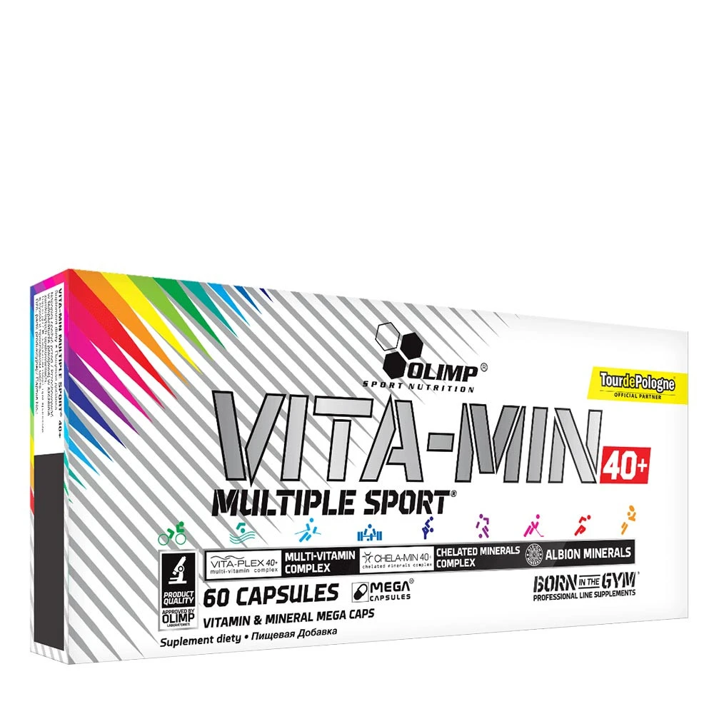 Olimp Nutrition - Vita-Min Multiple Sport 40+ - 60 caps billede