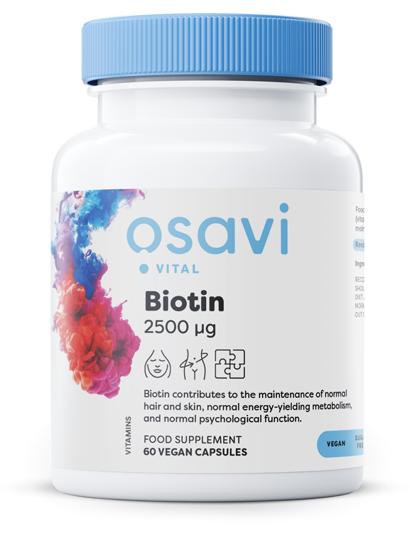 Osavi - Biotin, 2500mcg - 60 vegan caps
