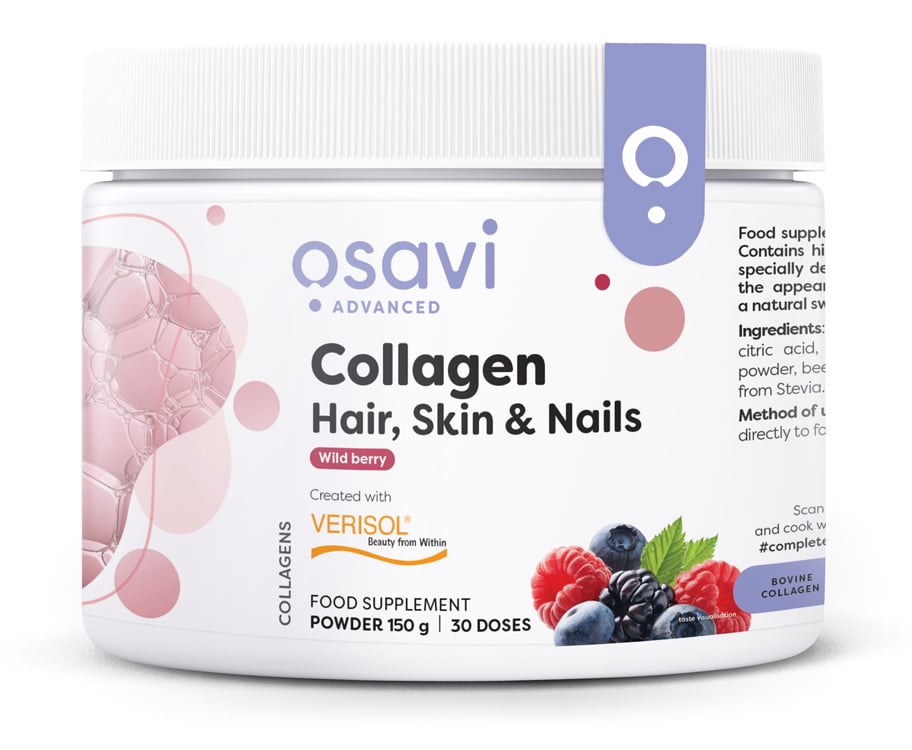 Osavi - Collagen Peptides (Hair Skin & Nails), Wild Berry - 150g