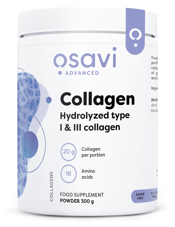 Osavi - Collagen Hydrolysed Type I & III, Unflavoured - 300g
