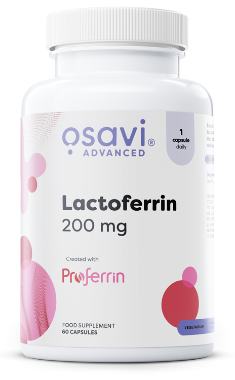Osavi - Lactoferrin 200 mg, 60 kapsler