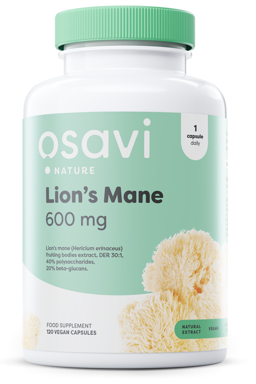 Osavi - Lion's Mane, 600mg - 120 vegan caps