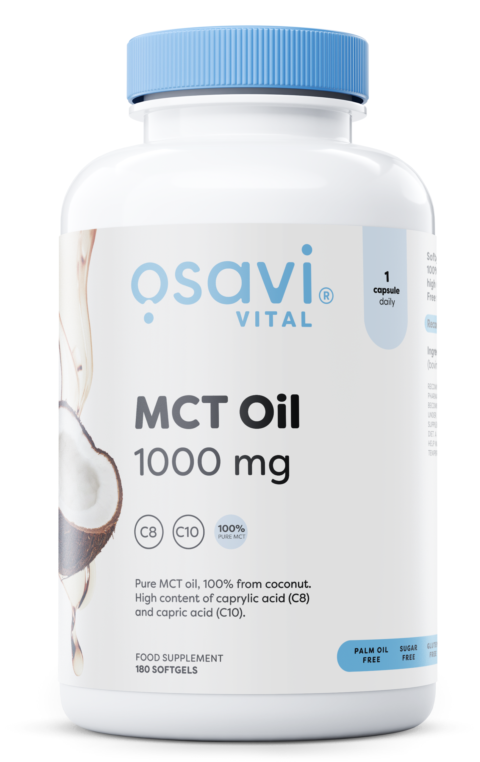 Osavi - MCT Oil, 1000mg - 180 softgels