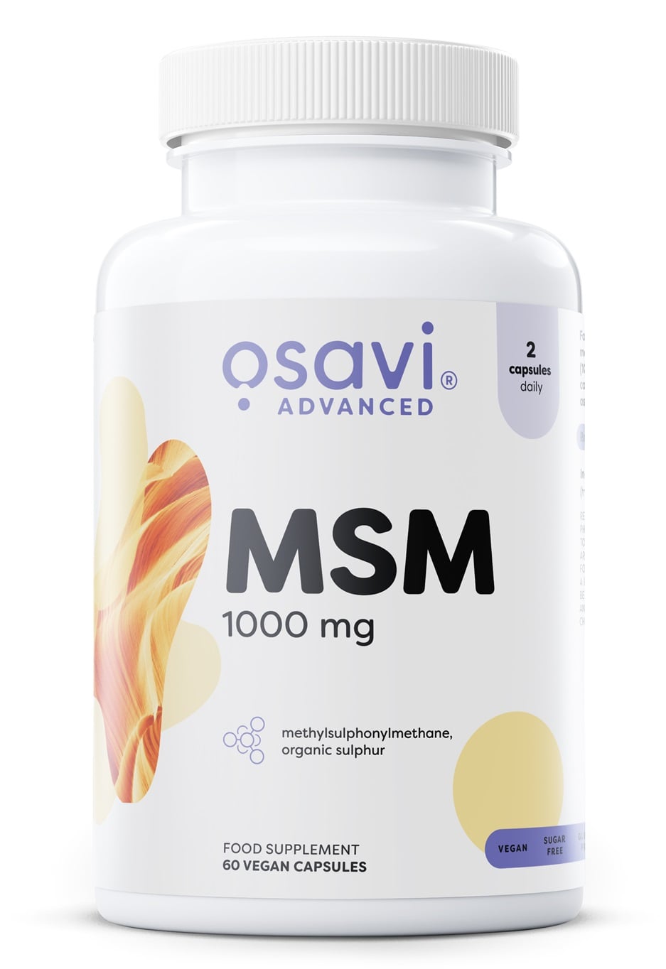 Osavi - MSM, 1000mg - 60 vegetabilske kapsler