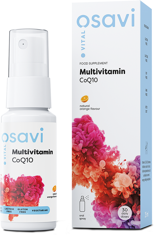 Osavi - Multivitamin CoQ10 Oral Spray, Orange - 25 ml.