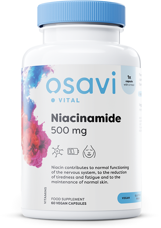Osavi - Niacinamide, 500mg - 60 vegan caps