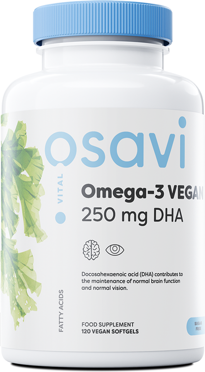 Osavi - Omega-3 Vegan, 250mg DHA - 120 vegan softgels