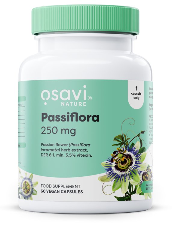 Osavi - Passiflora, 250mg - 60 vegan caps billede