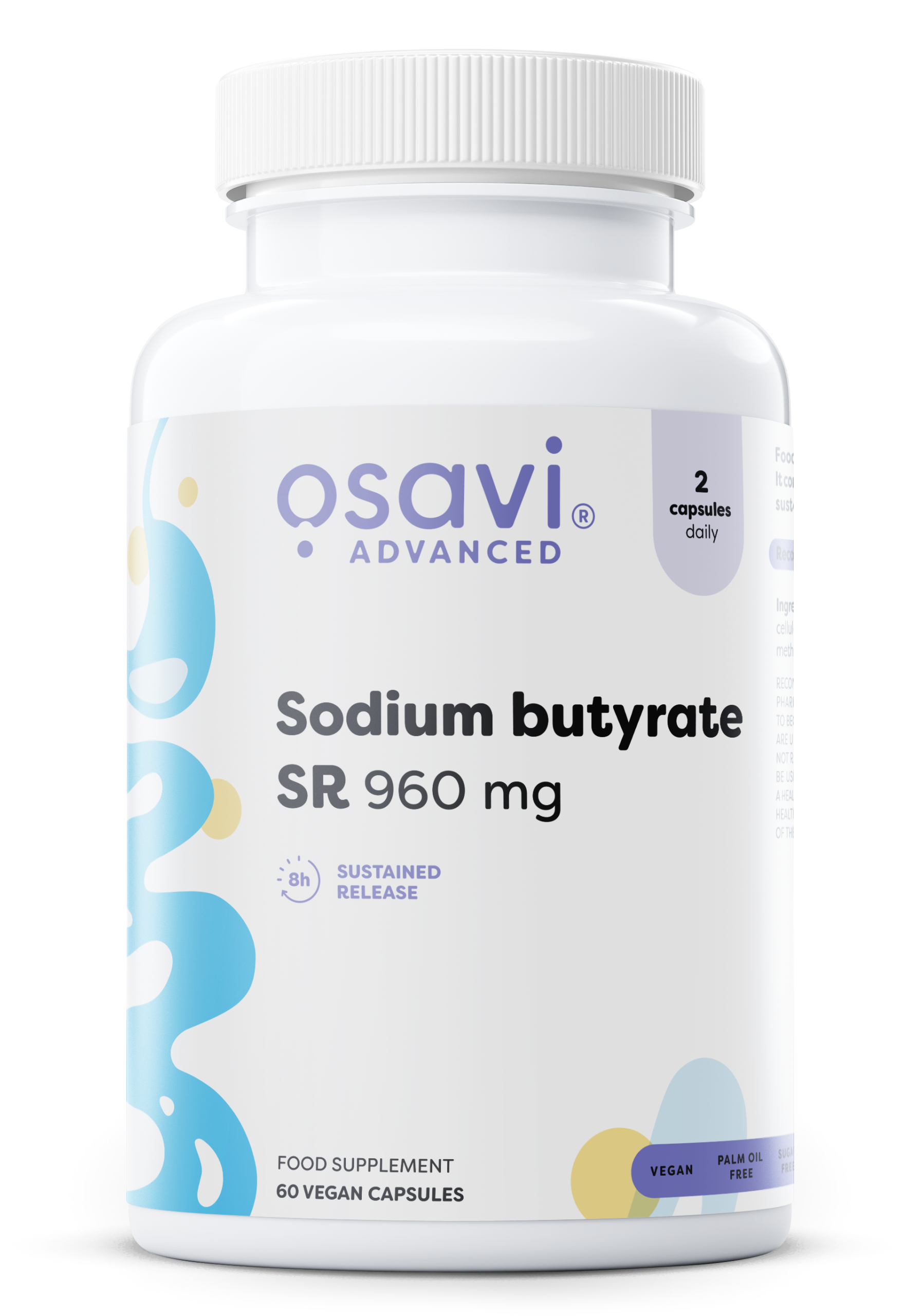 Osavi - Sodium butyrate SR, 960mg - 60 vegan caps
