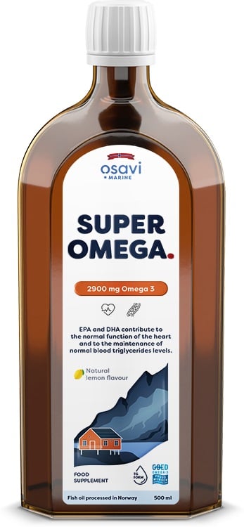 Osavi - Super Omega, 2900mg Omega 3 (Lemon) - 500 ml.