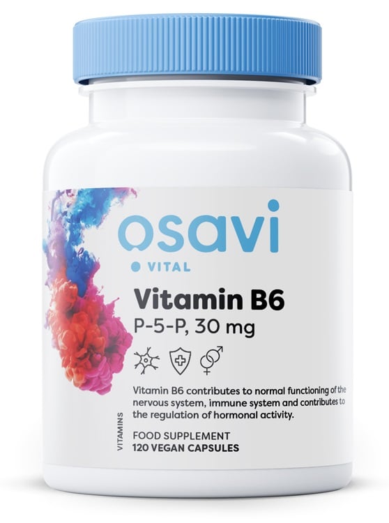 Osavi - Vitamin B6 - P-5-P, 30mg - 120 vegan caps