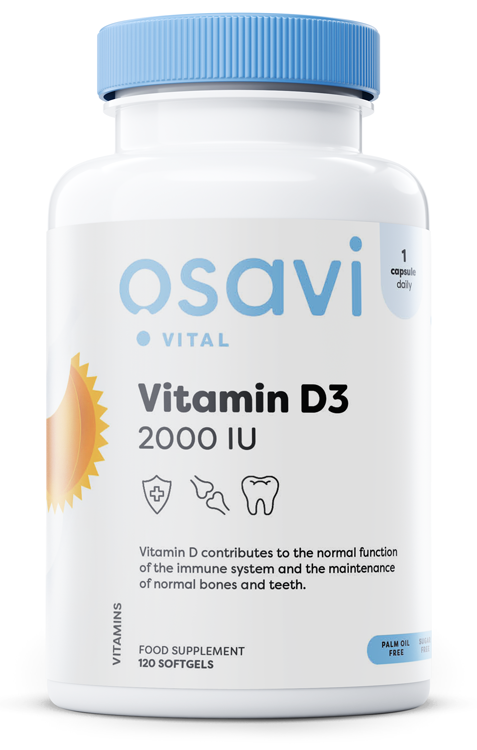Osavi - Vitamin D3, 2000IU - 120 softgels