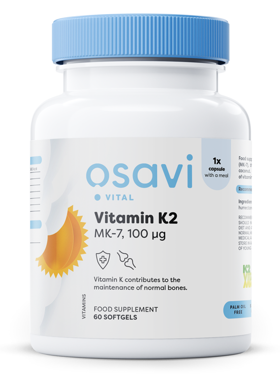 Osavi - Vitamin K2 MK-7, 100mcg - 60 softgels