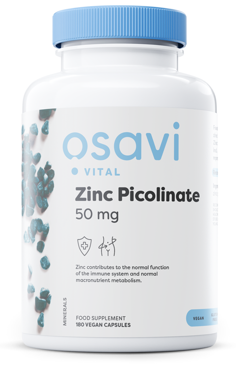Osavi - Zinc Picolinate, 50mg - 180 vegan caps