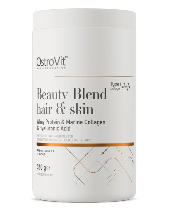 Ostrovit - Beauty Blend Hair & Skin, Fransk Vanilje - 360g