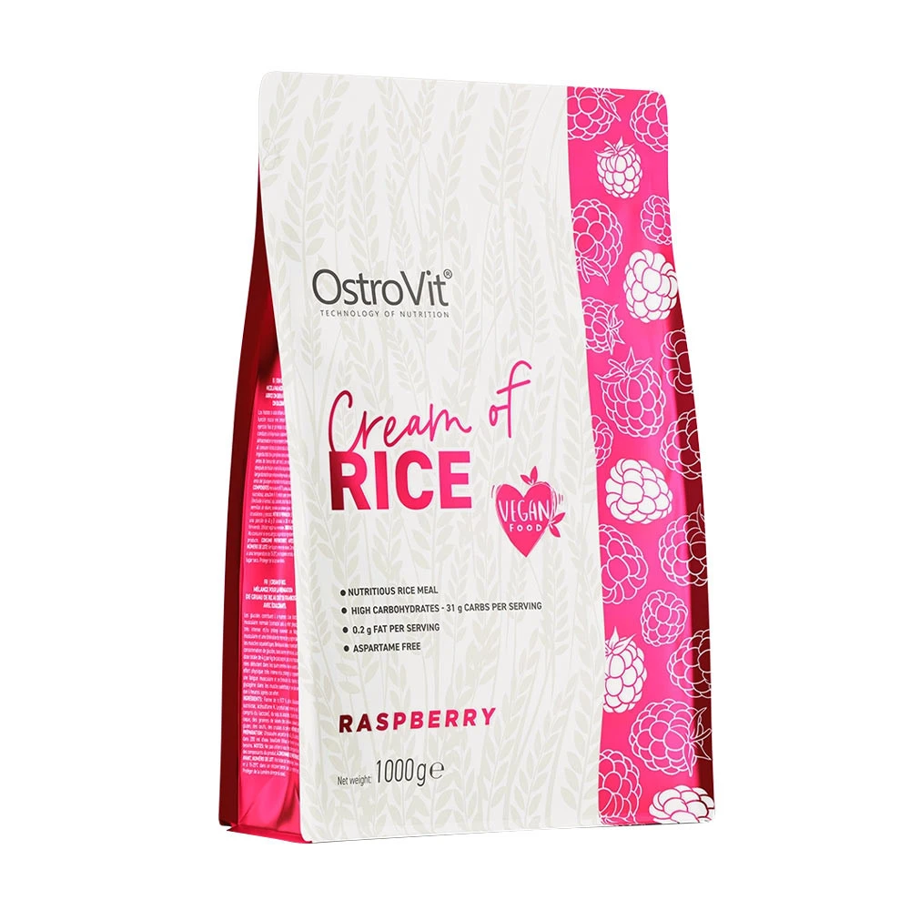 OstroVit - Cream of Rice, Raspberry - 1000g