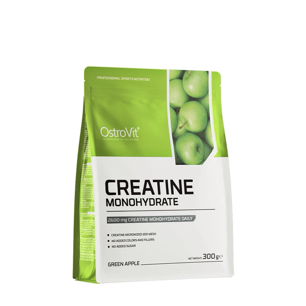 OstroVit - Creatine Monohydrate, Green Apple - 300g