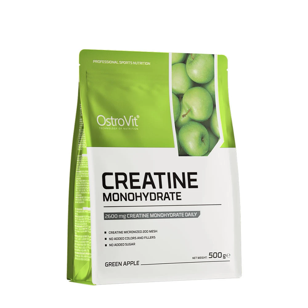 OstroVit - Creatine Monohydrate, Green Apple - 500g