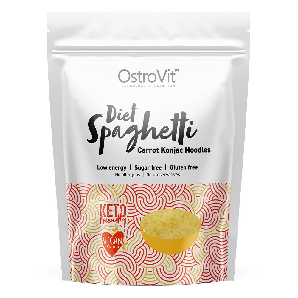 OstroVit - Diet Spaghetti Carrot Konjac Noodles - 400g