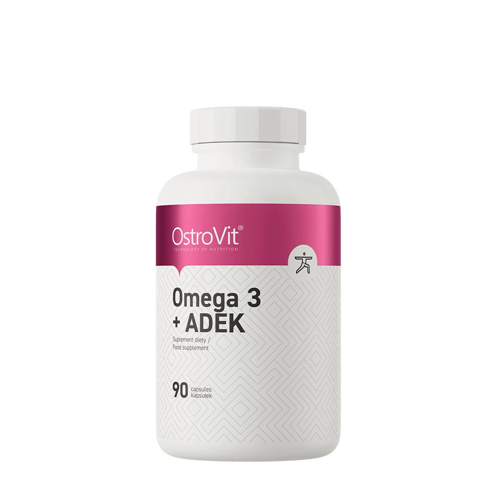 Ostrovit - Omega 3 + ADEK 90 kapsler