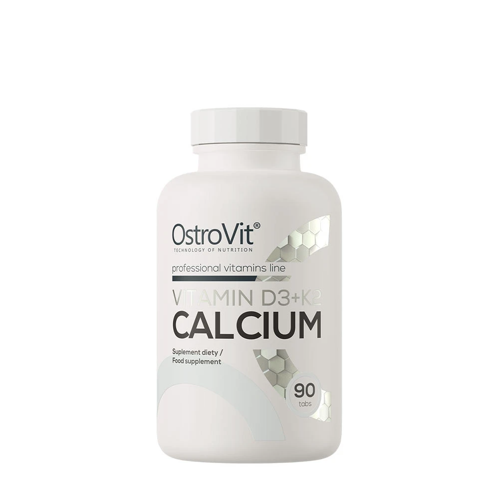 OstroVit - Vitamin D3 + K2 + Calcium 90 tabletter