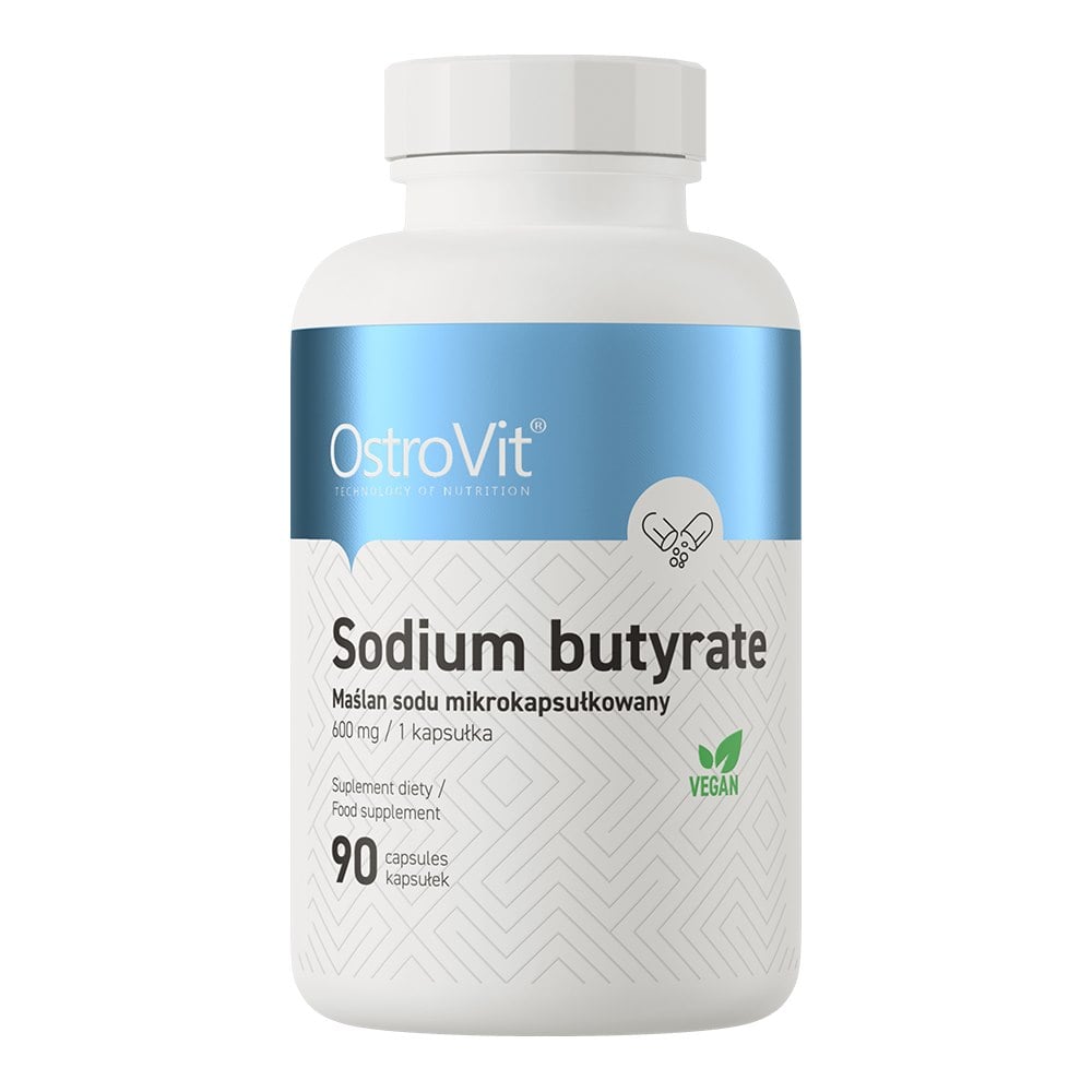 OstroVit - Natriumbutyrat 600 mg - 90 kapsler