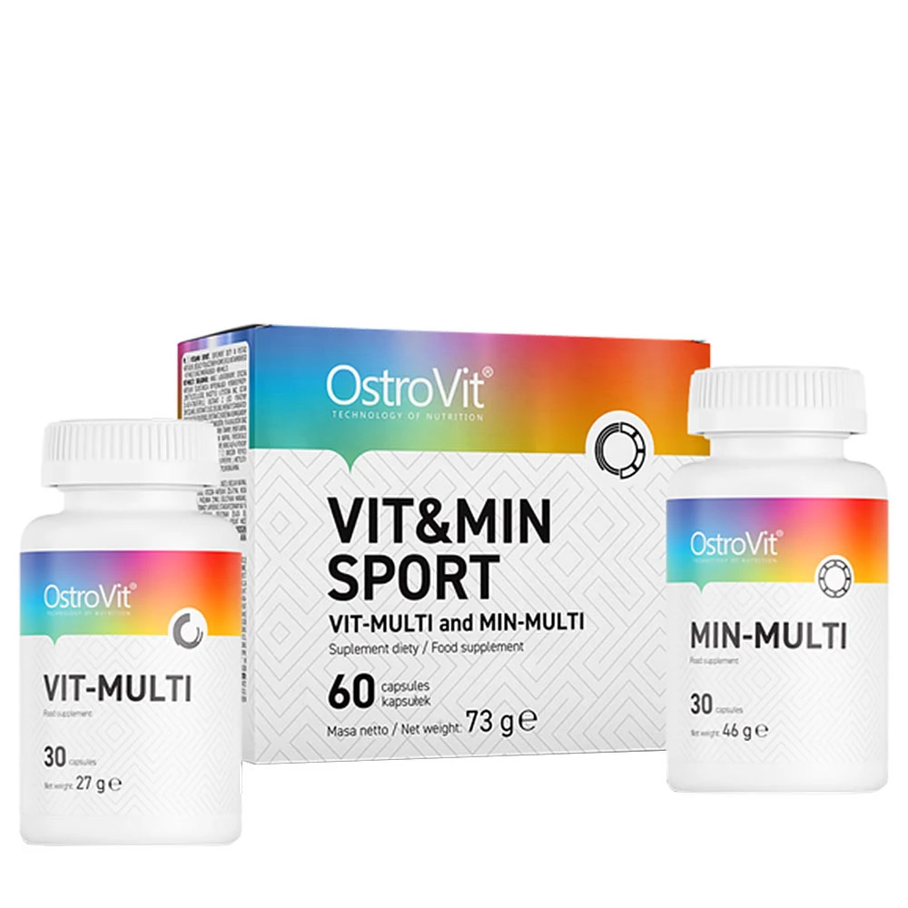 OstroVit - VITA&MINERALS Sport, 60 kapsler