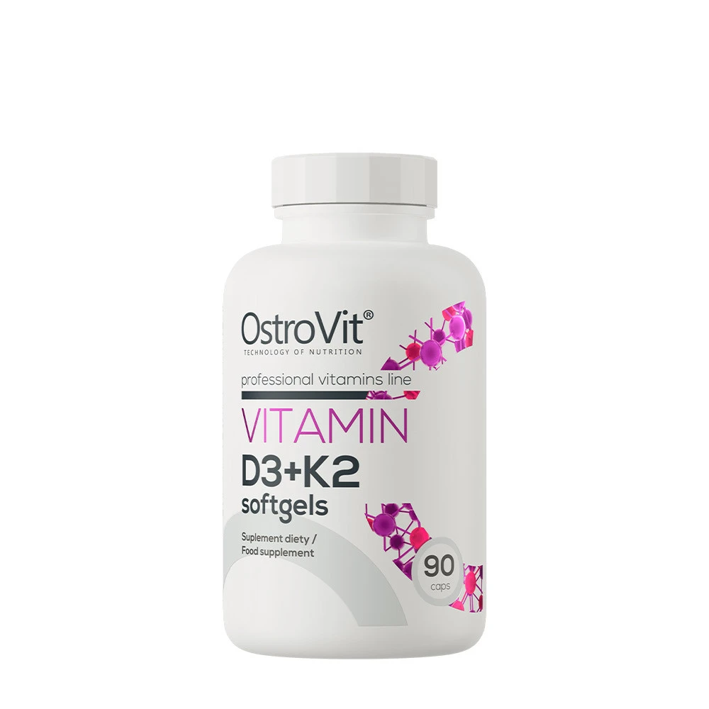 OstroVit - Vitamin D3 + K2 - 90 softgels
