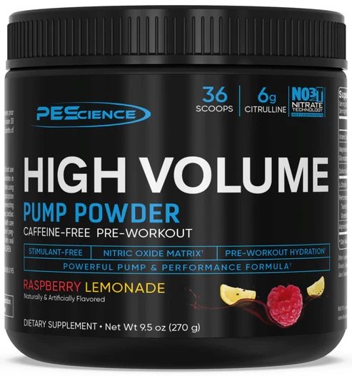 PEScience - High Volume Ny Formel, Hindbær Lemonade - 270g