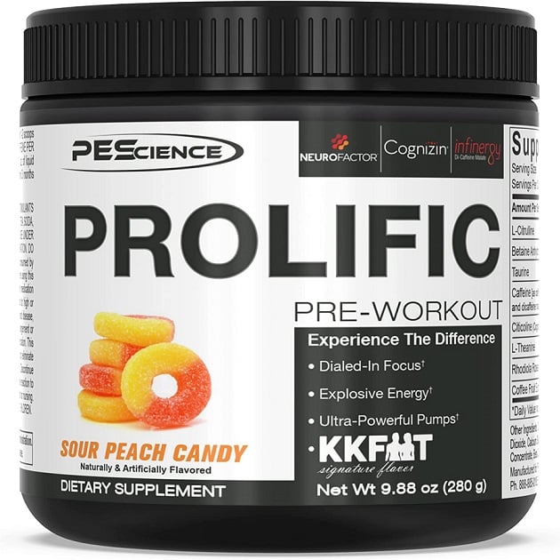 PEScience - Prolific, Sour Peach Candy - 280g