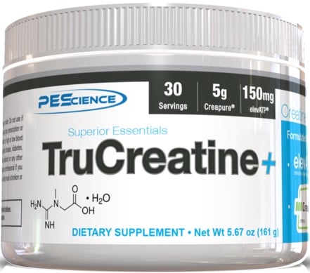 PEScience - TruCreatine+ Powder, Unflavored - 161g