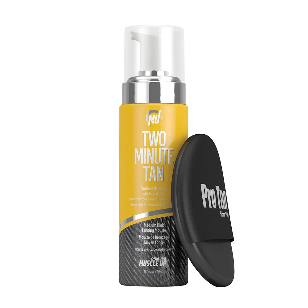 Pro Tan - Two Minute Tan, Sunless Bronzer Instant Glow Dark Tanning Gel - 237 ml.