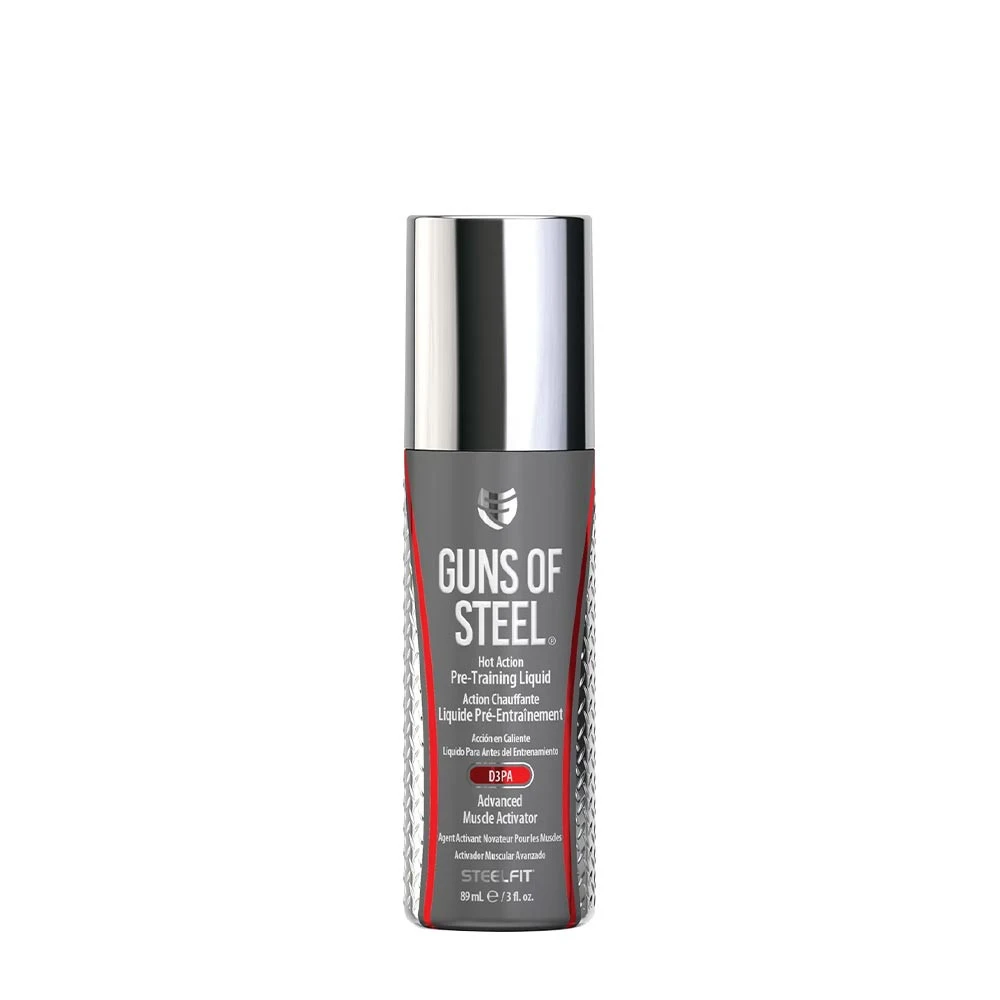Pro Tan - Guns of Steel, Hot Action Pre-Training Liquid - 89 ml.