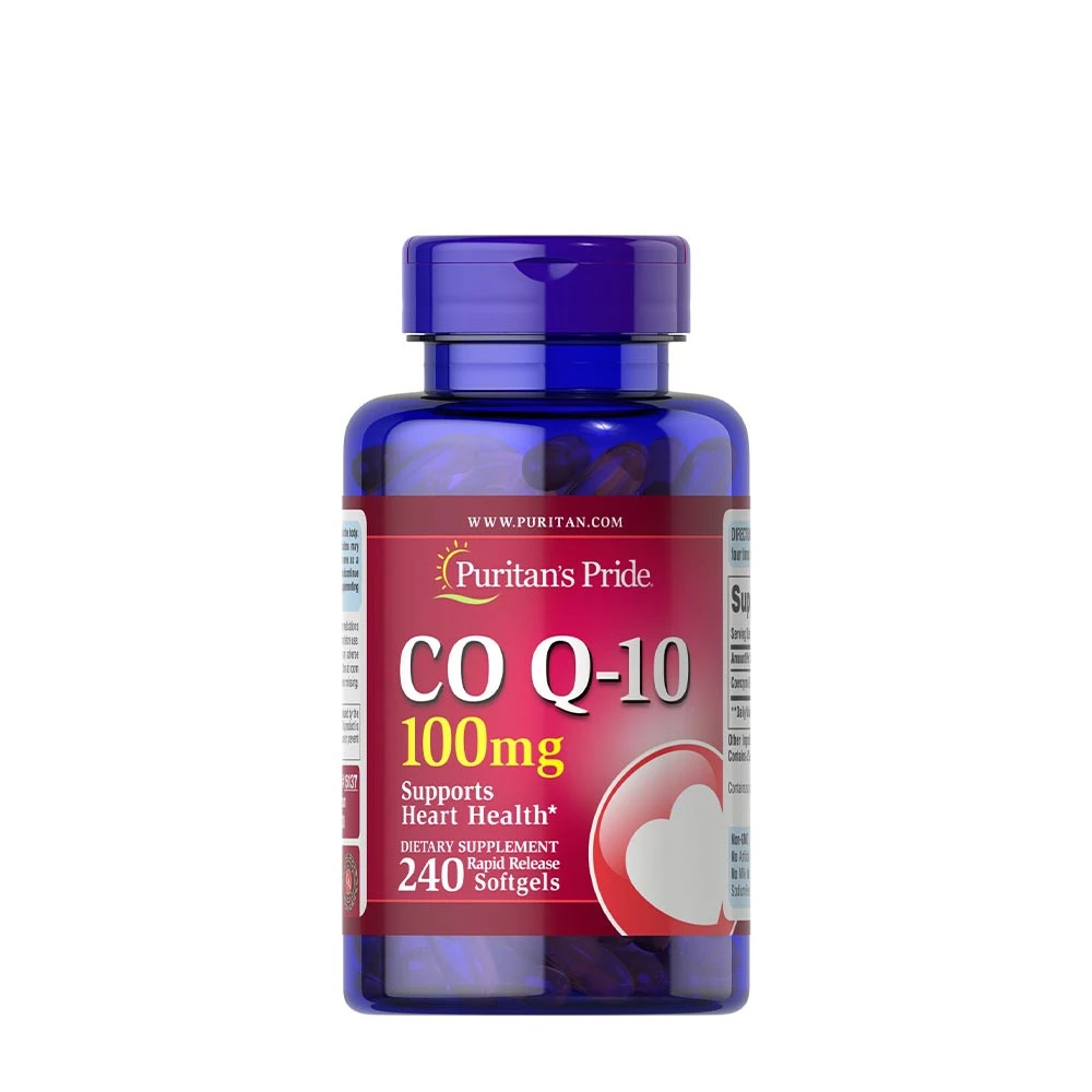 Puritan's Pride - CoQ10, 100mg - 240 softgels