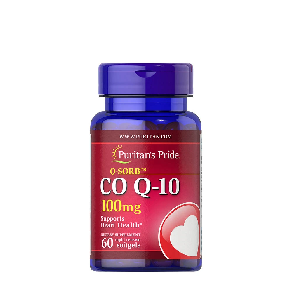 Puritan's Pride - CoQ10, 100mg - 60 softgels