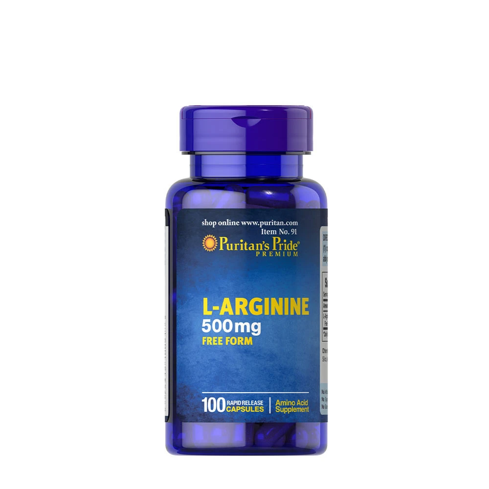 Puritan's Pride - L-Arginine, 500mg - 100 caps billede