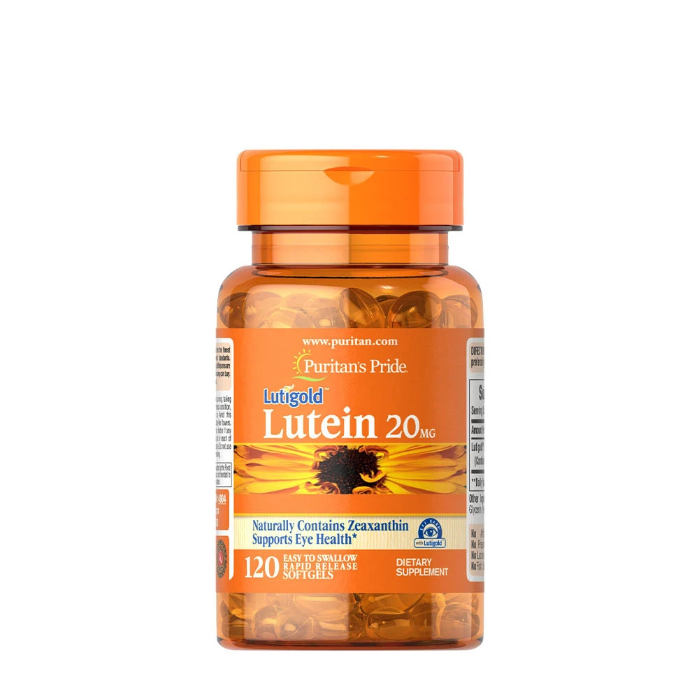 Puritan's Pride - Lutein, 20mg - 120 softgels billede