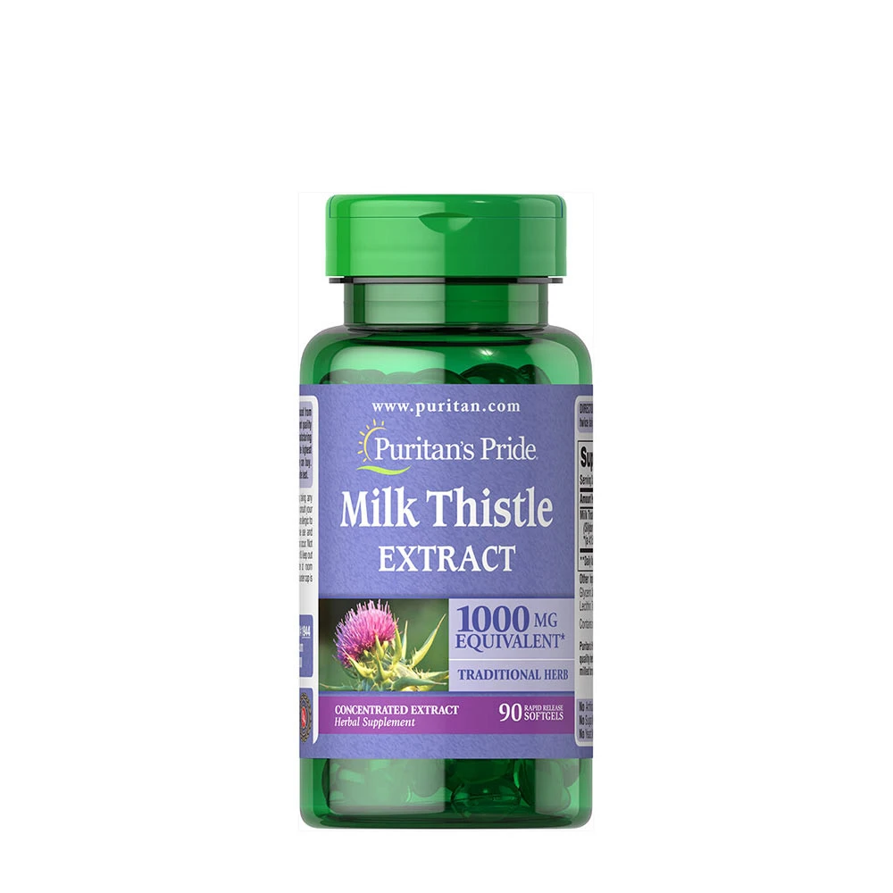 Puritan's Pride - Milk Thistle - 90 softgels billede