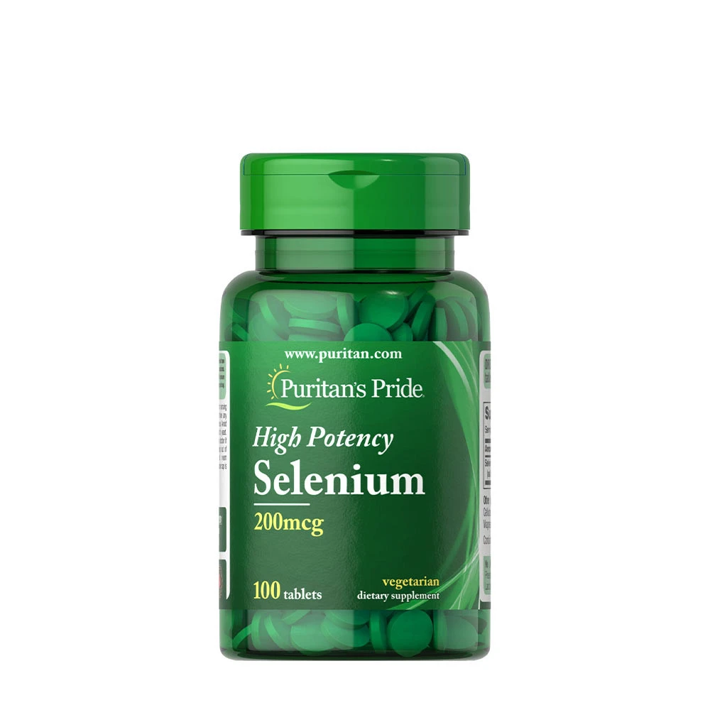 Puritan's Pride - Selenium, 200mcg - 100 tablets billede