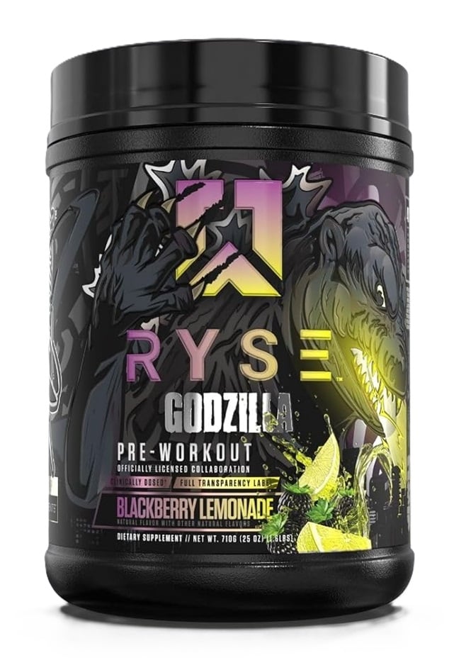 RYSE - Godzilla Pre-Workout, Blackberry Lemonade (EAN 850041914176) - 710g