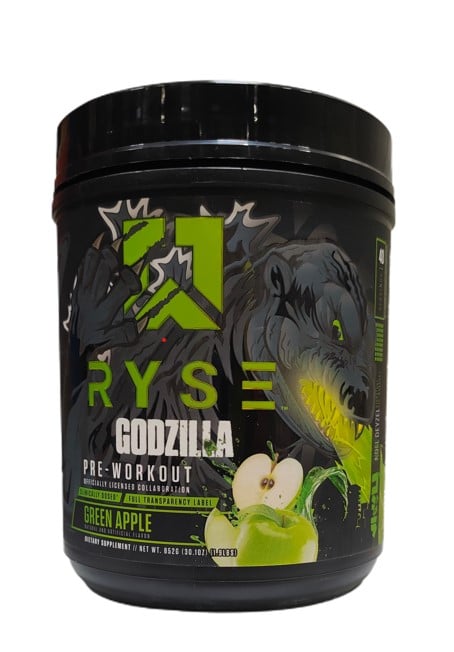 RYSE - Godzilla Pre-Workout, Green Apple (EAN 810137320847) - 852g