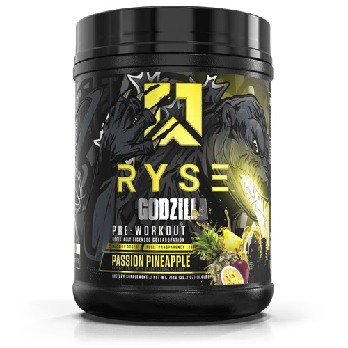 RYSE - Godzilla Pre-Workout, Passion Pineapple (EAN 850041914510) - 714g