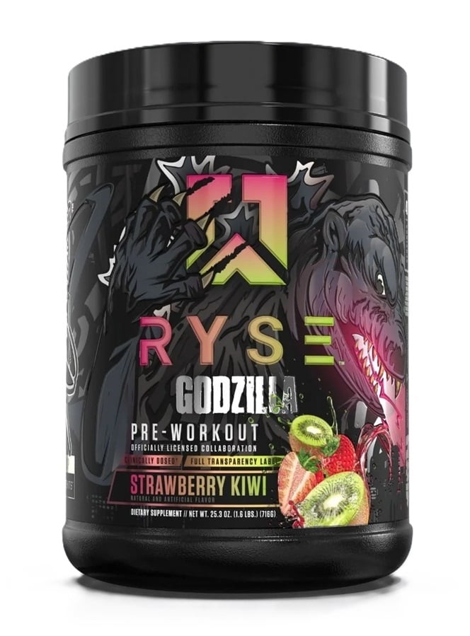 RYSE - Godzilla Pre-Workout, Strawberry Kiwi - 716g