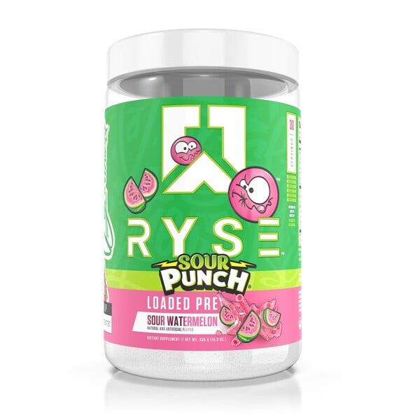 RYSE - Loaded Pre, Sour Punch Sour Watermelon - 435g
