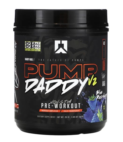 RYSE - Pump Daddy V2, Blue Raspberry - 652g
