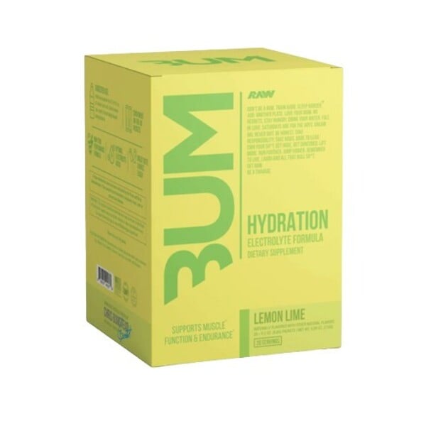 Raw Nutrition - Bum Hydration, Lemon Lime - 20 x 5.8g